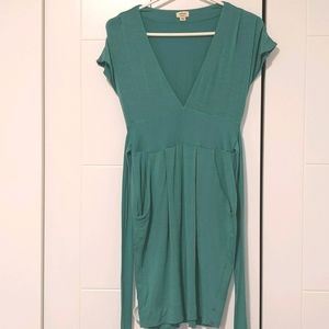 Aritzia Wilfred Teal Dress